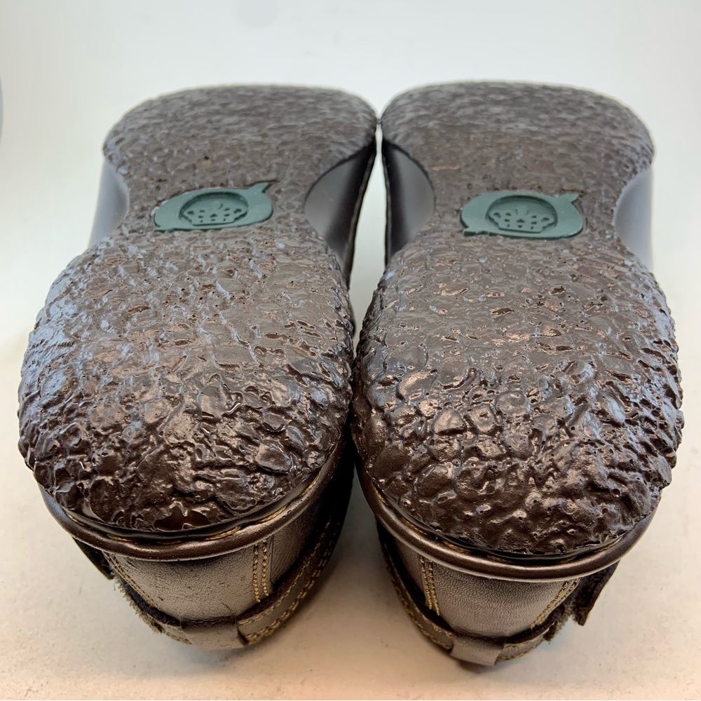 Born NIB NEW Dark Brown Leather Adjustable Lina W82043 Loafers, size 10 EU 42 - Picture 12 of 13